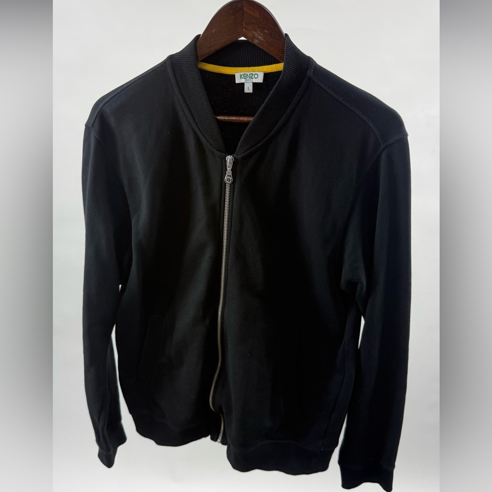 Kenzo Classic Black Zip-Up Jacket